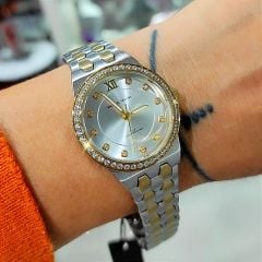 Michael Fellini İthal Beyaz Aksamlı Çelik Bayan Saat