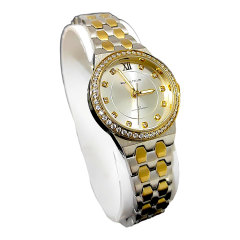 Michael Fellini İthal Beyaz Aksamlı Çelik Bayan Saat