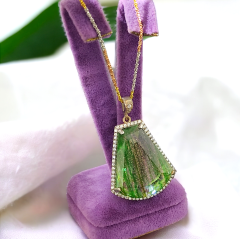 Yıldız Taşlı,İthal Tasarım Kolye küpe set