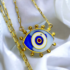 Nazar model, Altın Kaplamalı Gümüş Kolye