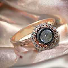 Elmas Montur, Altın kaplamalı Gümüş Yüzük set