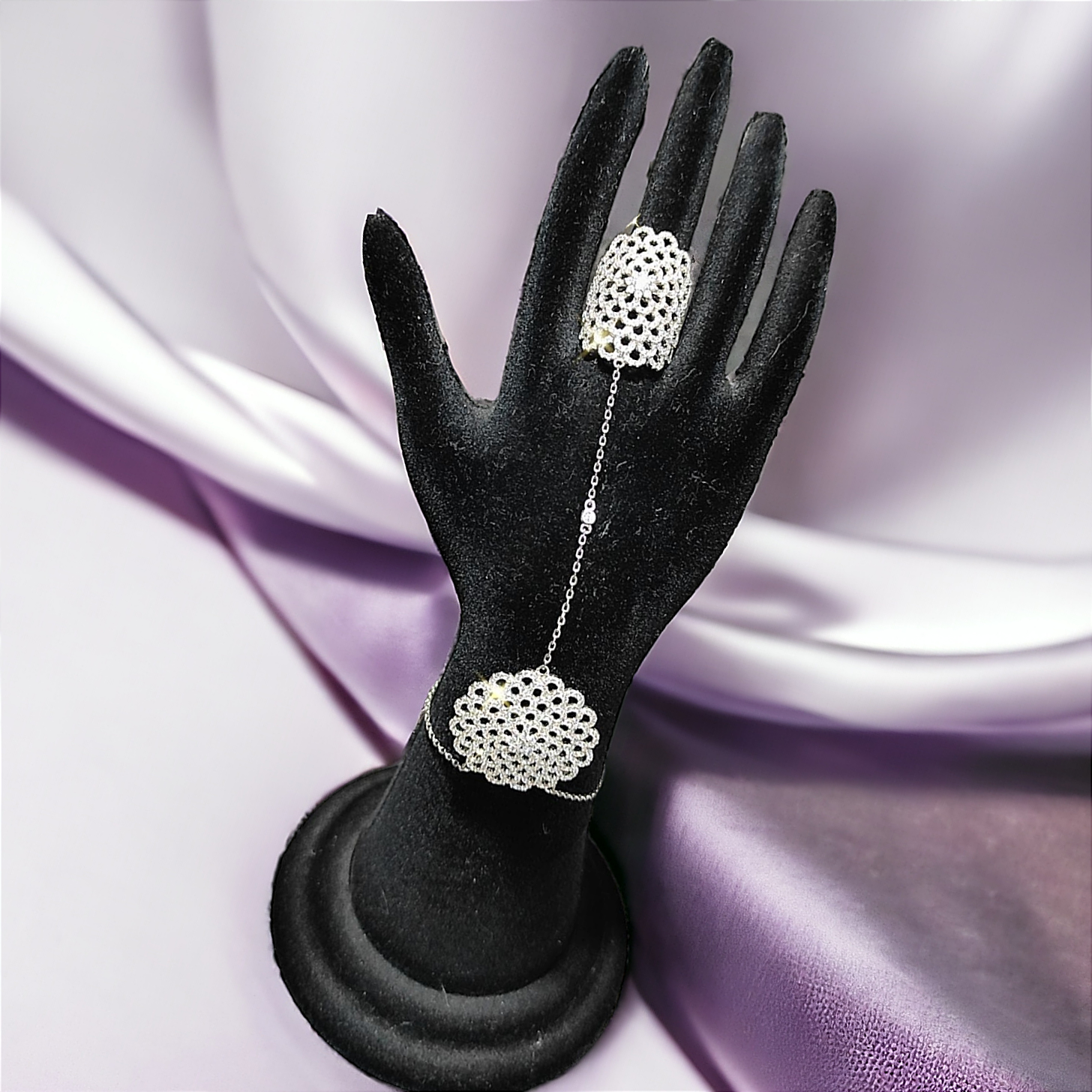 Swarovski Taşlı, Altın kaplamalı İthal Gümüş Şahmeran