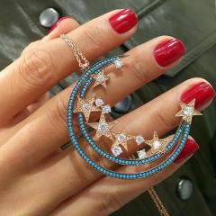 AYYILDIZ TASARIM GÜMÜŞ KOLYE