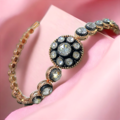 ELMAS İŞÇİLİĞİ, ALTIN KAPLAMALI GÜMÜŞ BİLEKLİK