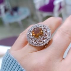 Zultanite Taşlı Renk Değiştiren Tasarım Yüzük