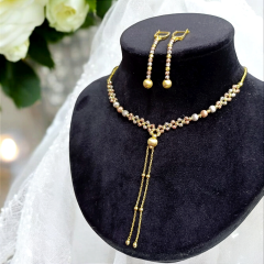 Dorica model Altın Kaplamalı Gümüş Set