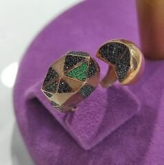 Tasarım Rose İthal Gümüş yüzük