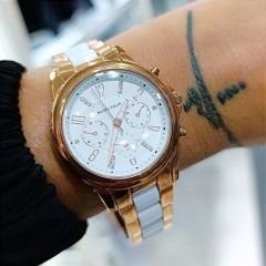 Michael Fellini Oniks Taşlı Rose garantili Saat