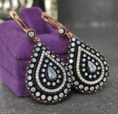 Elmas Monturlu, Altın Kaplamalı Gümüş Damla Set