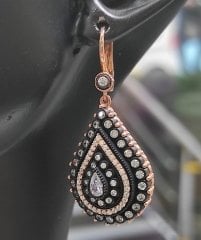 Elmas Monturlu, Altın Kaplamalı Gümüş Damla Set