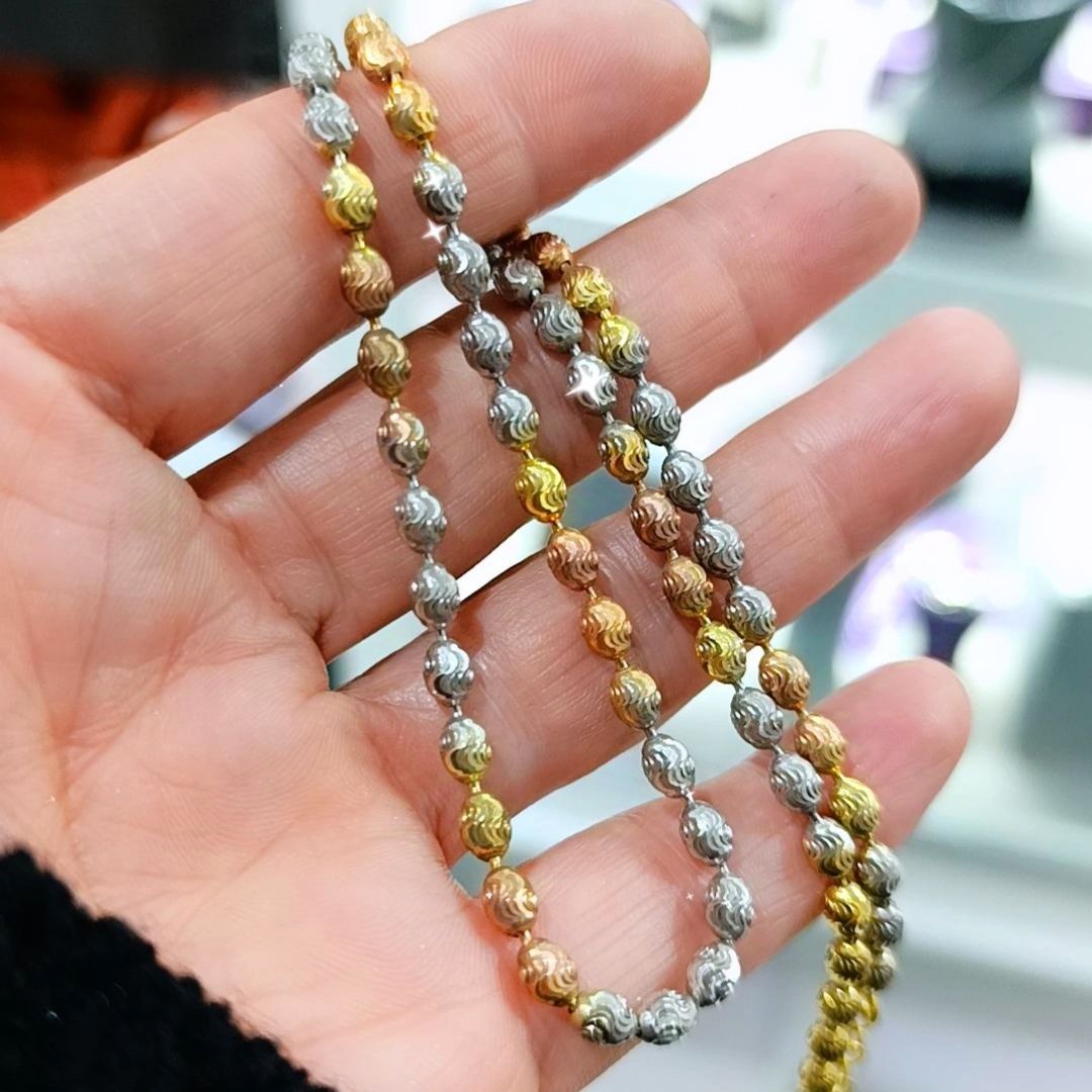 Dorica Toplu Altın Kaplamalı İthal Tasarım Gümüş Kolye