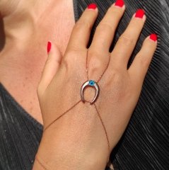 Nazar model, Altın Rose kaplamalı Gümüş Şahmeran