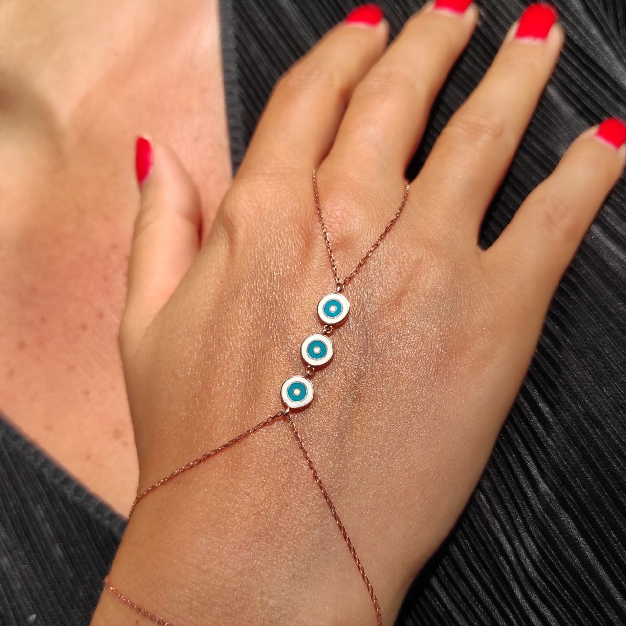 Nazar Mineli, Altın Rose Kaplamalı Gümüş Şahmeran