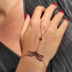 Martı model, Altın Rose Kaplamalı Gümüş Şahmeran