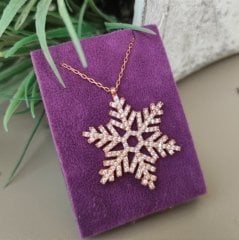 Kartanesi Altın Rose Kaplamalı Gümüş Kolye