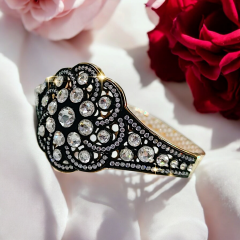 Elmas Montur, Altın Kaplamalı, Gümüş Bilezik