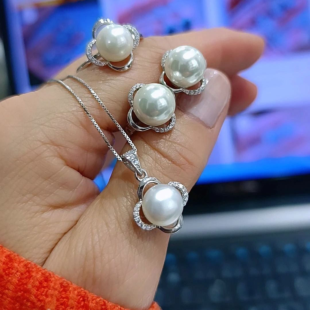 İnci model, Altın kaplamalı İthal Gümüş set