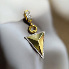 Charm model Altın Kaplamalı Gümüş Uç