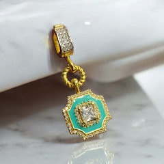 Charm Model Altın Kaplamalı Gümüş Uç