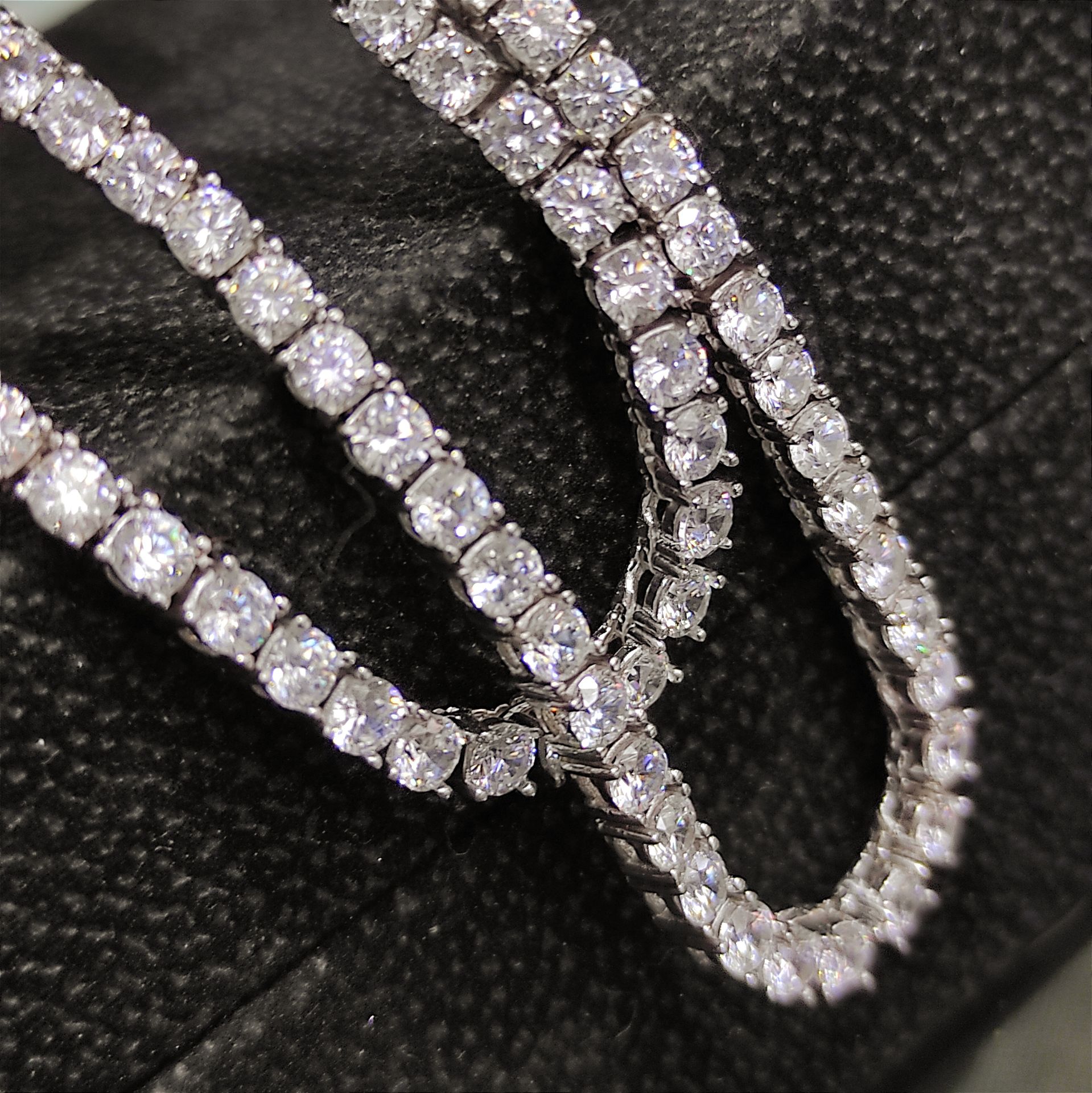 4 mm Swarovski Taşli, Altın Kaplamalı ithal Suyolu Kolye