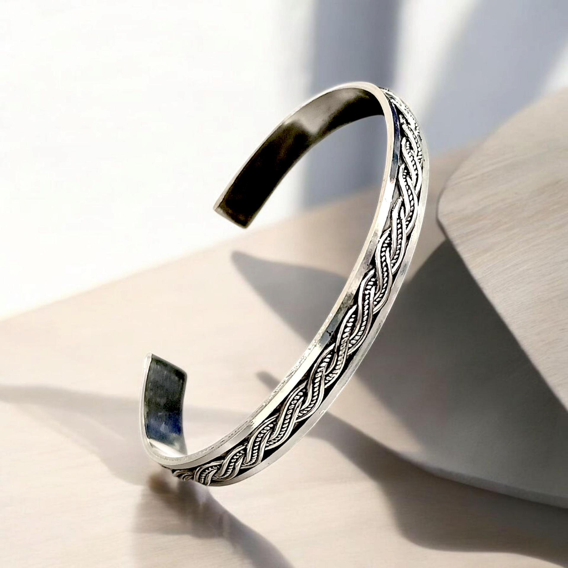 Unisex Model Mardin işi Tasarım Kelepçe Bilezik