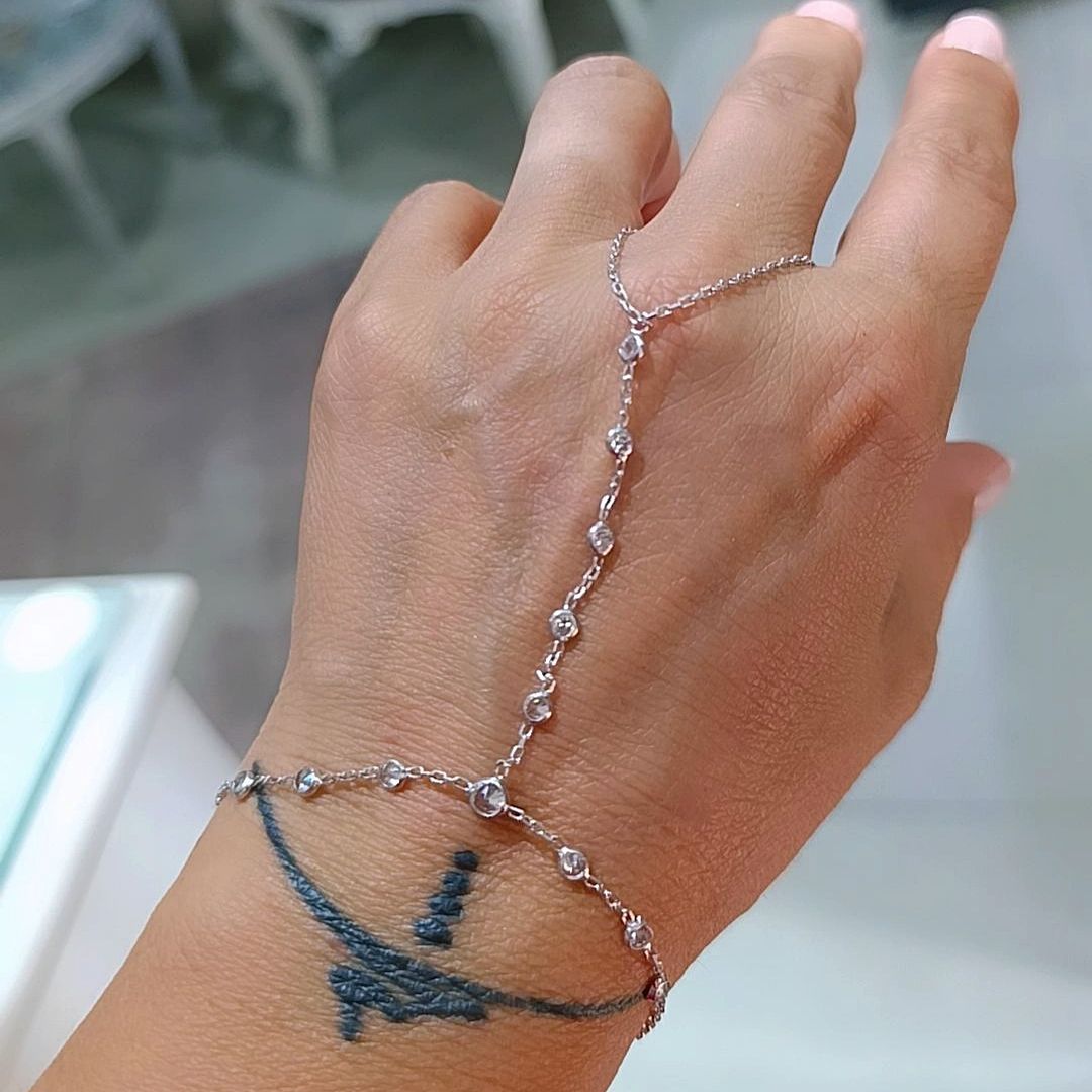 Swarovski Taşlı Altın Rodajlı Gümüş Şahmeran