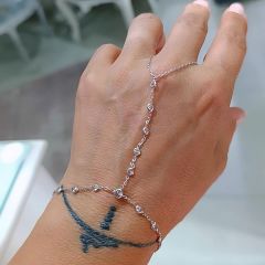 Swarovski Taşlı Altın Rodajlı Gümüş Şahmeran