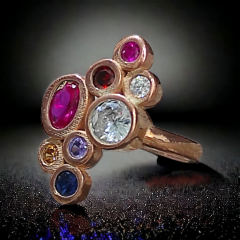 Dogaltaşlı Rose Gümüş Yüzük