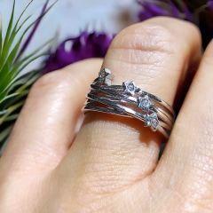 Yıldız Model İthal Gümüş Yüzük