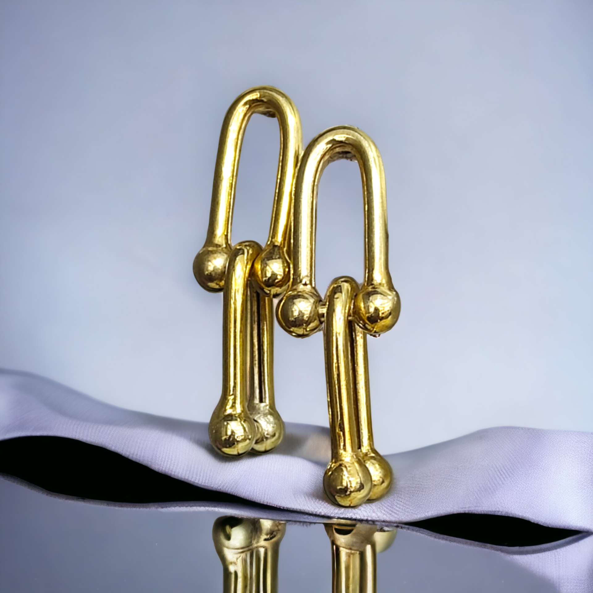 Tiffany model, Altın kaplamalı Gümüş Küpe